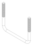 Thule Easy Snap U-bolt only - single (For Evolution boxes)