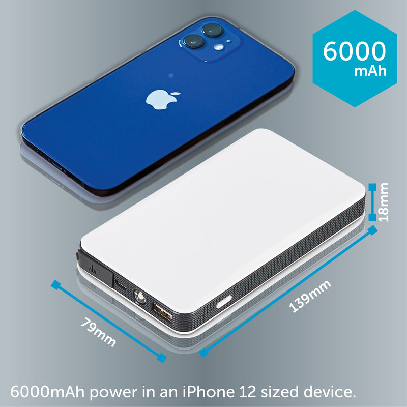 6000 mAh Jump Start Power Bank