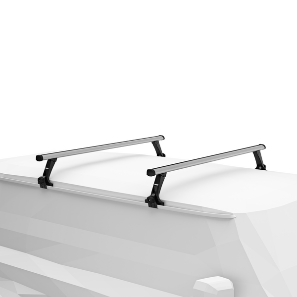 Option A - Thule Roof Rack for VOLKSWAGEN Transporter (T3) with Rain Gutters (Squarebar EVO)