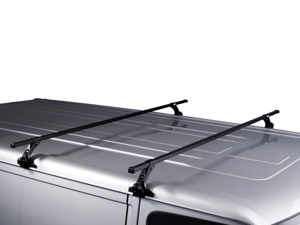 Option A - Thule Roof Rack for Jeep Wrangler with Rain Gutters (Squarebar EVO)