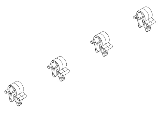 Thule Cable Clip pack of 4 52540