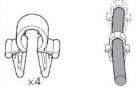 Thule Cable Clip pack of 4 52540
