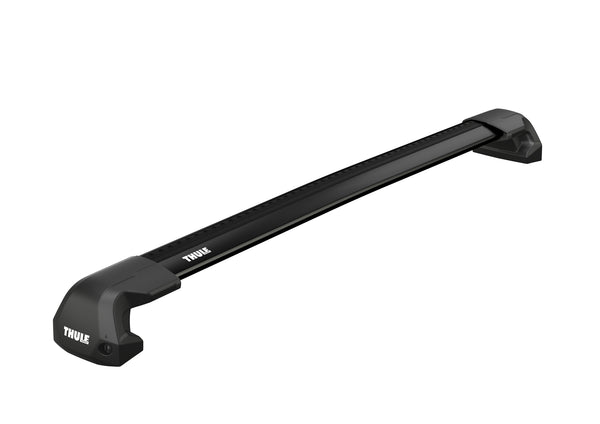 Option F - Thule Roof Rack for Volkswagen California, Caravelle, Multivan/PanAmericana, Shuttle & Transporter with T-Profile (Wingbar Edge Black)