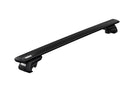 Option B - Thule Roof Rack for vehicles with Over Sized Raised Rails (Wingbar EVO Black)