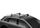 Option F - Thule Roof Rack for Chery Tiggo 8 Pro PHEV with Flush Rails (Wingbar Edge Black)