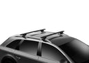 Option B - Thule Roof Rack for vehicles with Over Sized Raised Rails (Wingbar EVO Black)