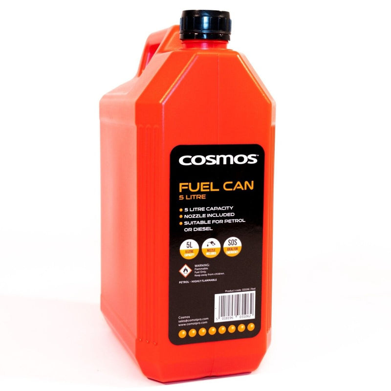 Cosmos 5L Large Plastic Fuel Can