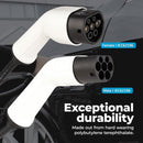 EV Charging Cable, - P1 Autocare© - 16A, 5m Long, Type 2 to Type 2 (Single Phase) Impact Resistant, IP Rated
