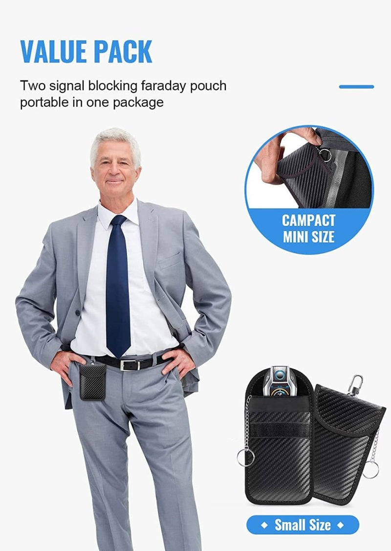 Faraday Pouch for Car Keys - Buy one get one FREE