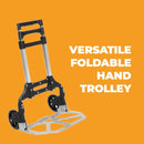 Foldable Hand Trolley UK – 80kg Lightweight Portable Cart