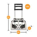 Foldable Hand Trolley UK – 80kg Lightweight Portable Cart