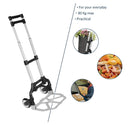 Foldable Hand Trolley UK – 80kg Lightweight Portable Cart