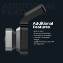 P1 AutoCare Super HD 1290 Dash Cam + FREE 32 GB MicroSD Card, Loop Recording, G Sensor, Automatic Saving