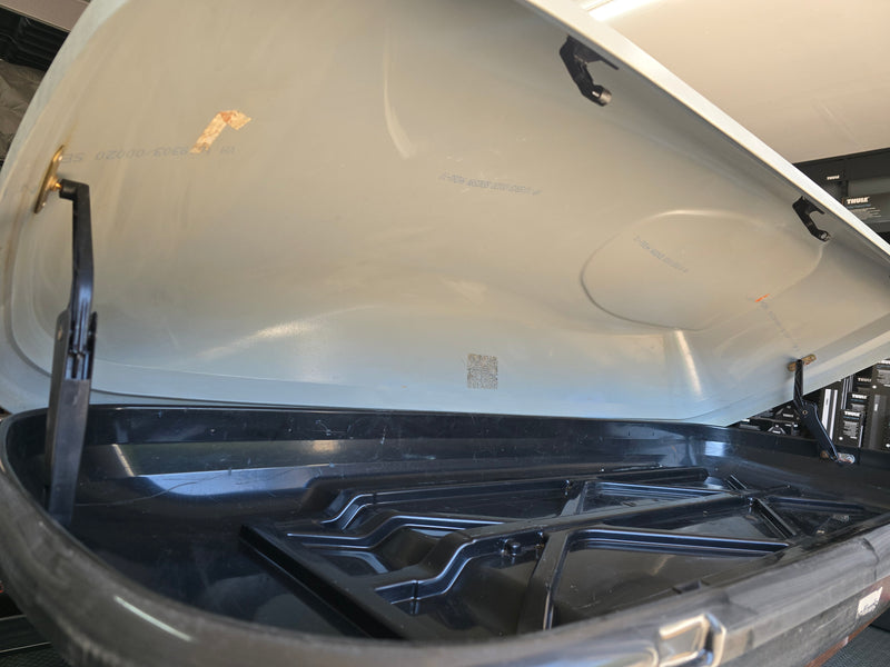 Halfords 360L Half Width Roof Box Grey - Pre Owned