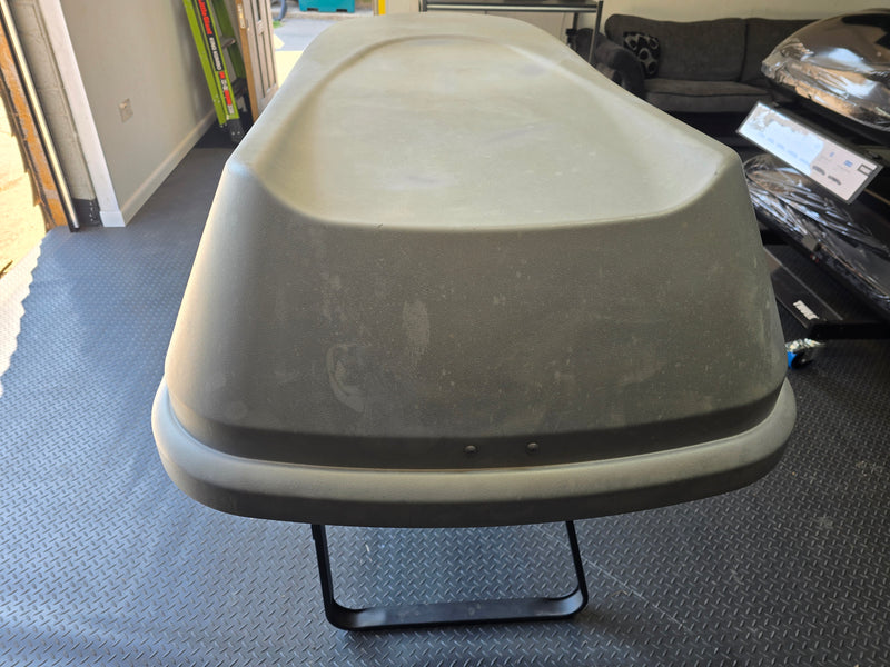 Halfords 360L Half Width Roof Box Grey - Pre Owned