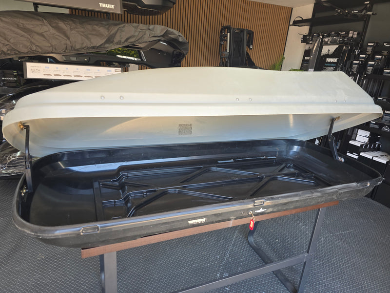 Halfords 360L Half Width Roof Box Grey - Pre Owned